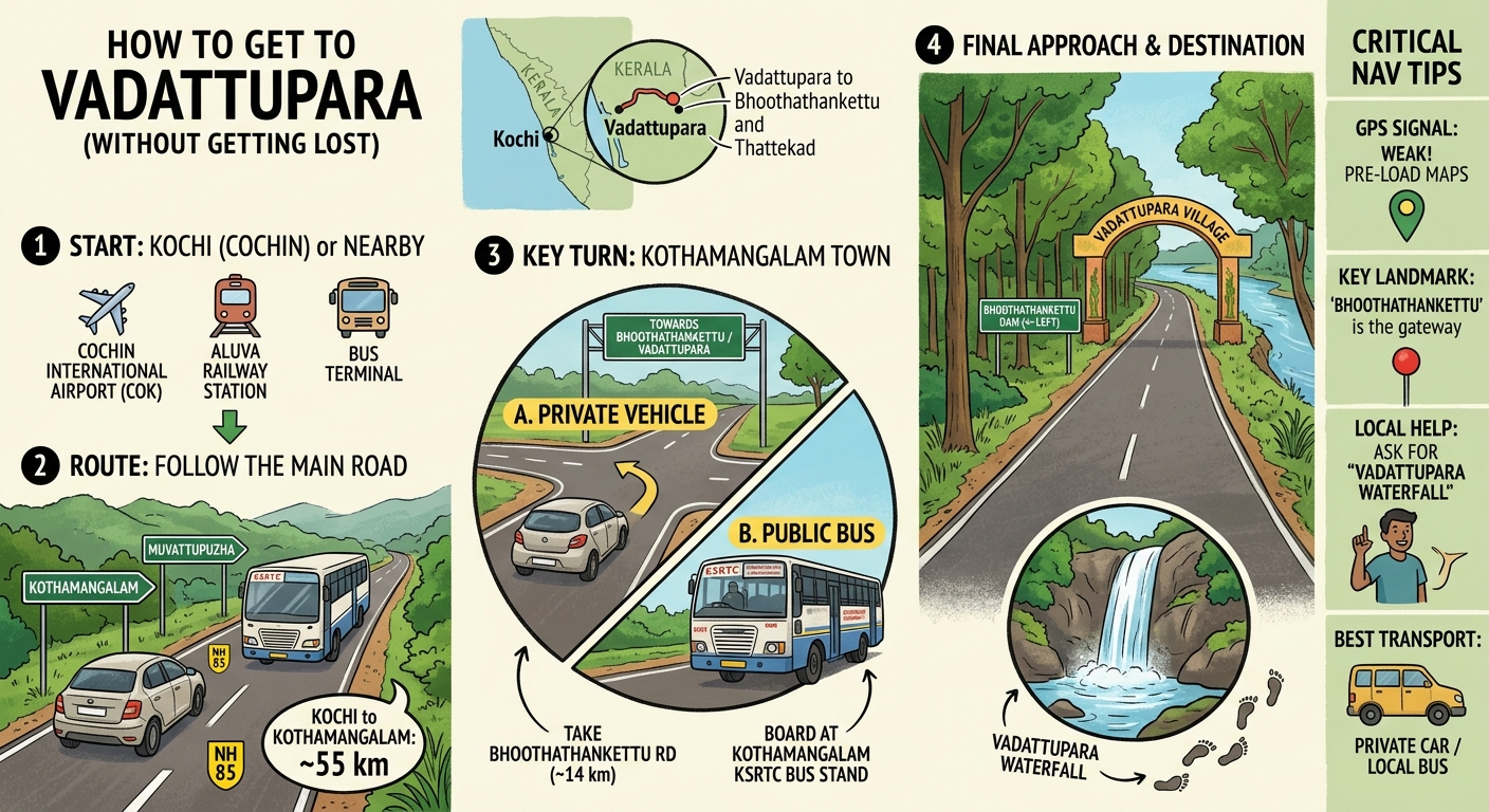 How to Get to Vadattupara